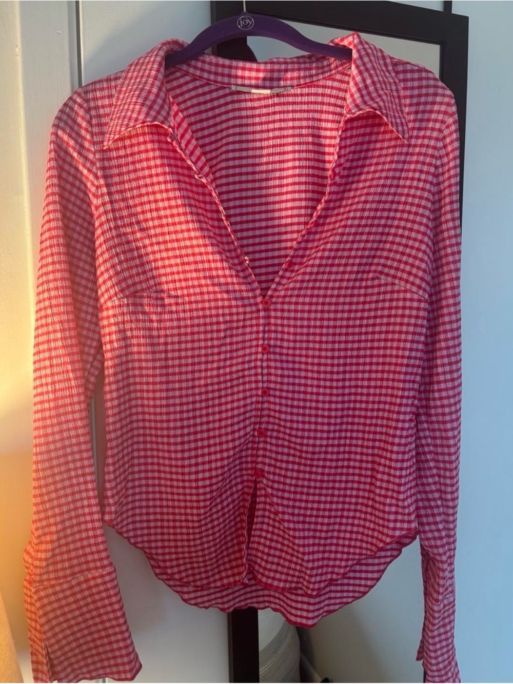 Urban Outfitters x Kimchi Blue Gingham Button-Down